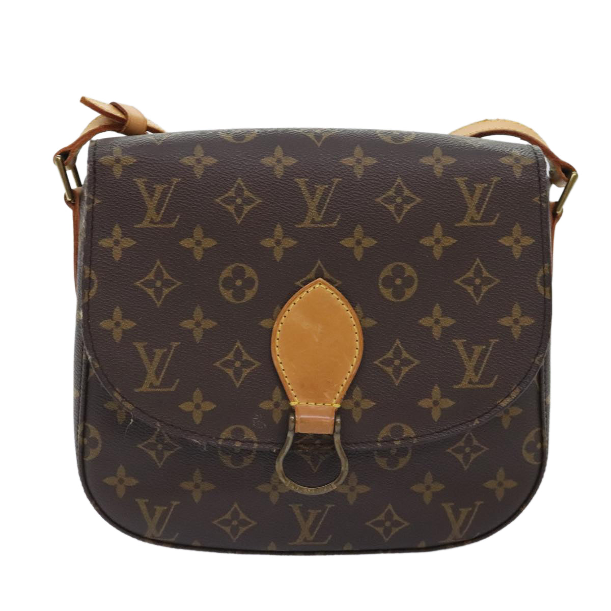 LOUIS VUITTON Monogram Saint Cloud GM Shoulder Bag M51242 LV Auth ep5799