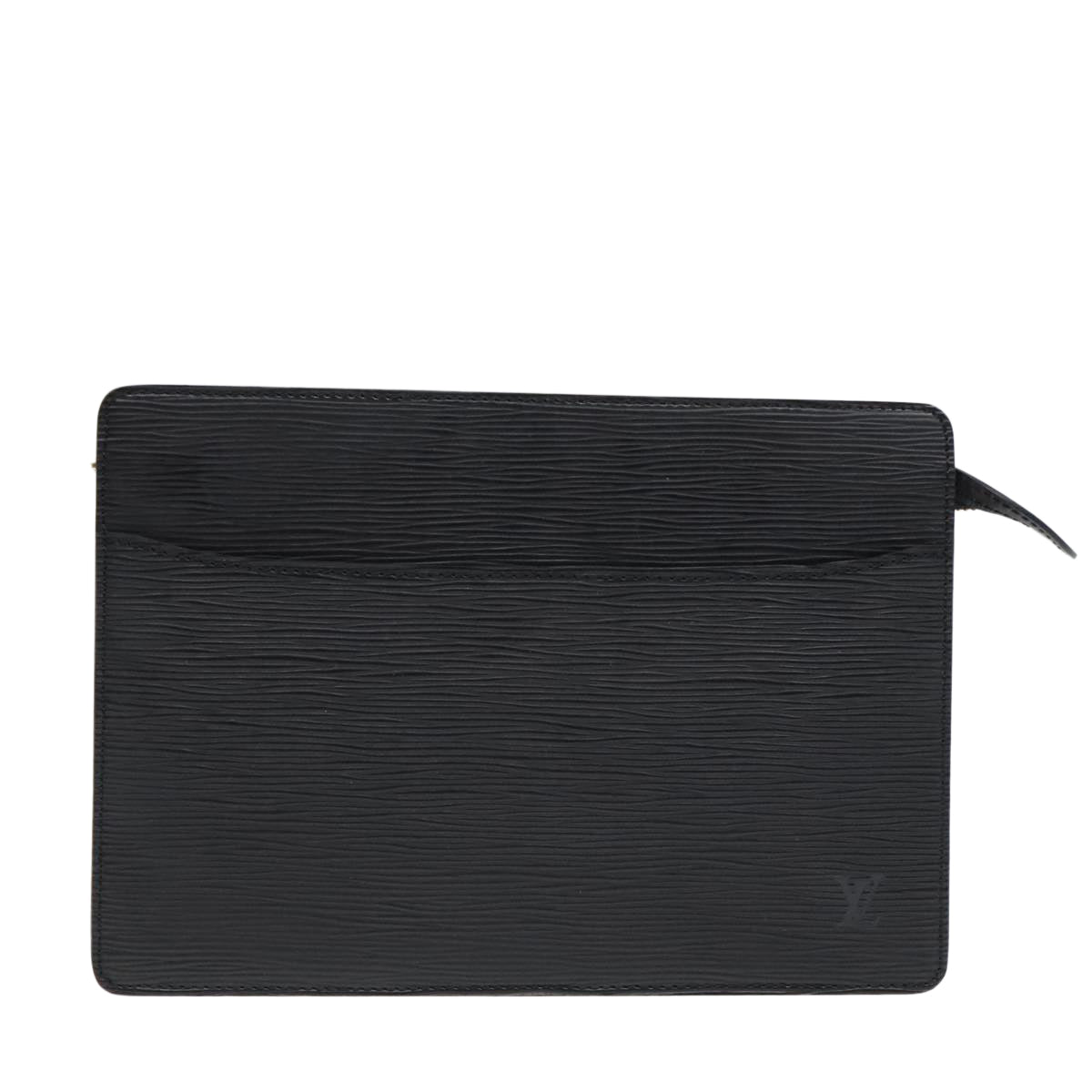 LOUIS VUITTON Epi Pochette Homme Clutch Bag Black Noir M52522 LV Auth ep5807