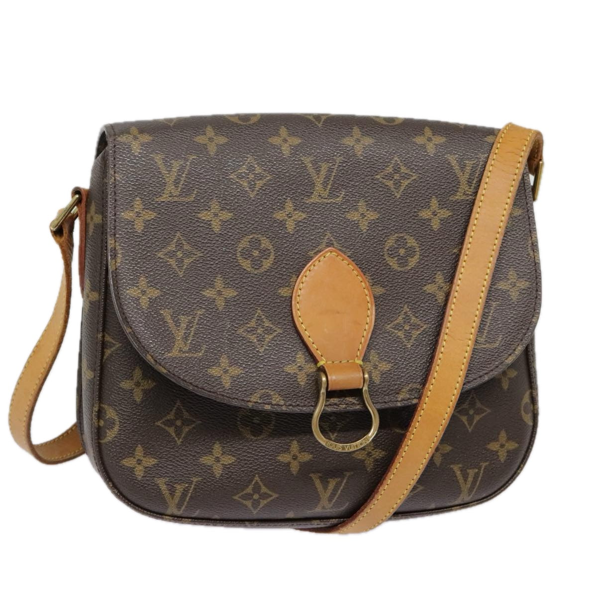 LOUIS VUITTON Monogram Saint Cloud GM Shoulder Bag M51242 LV Auth ep5824