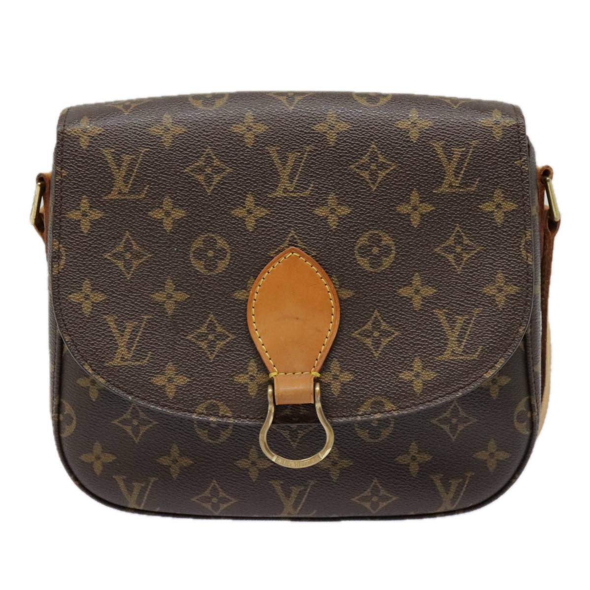 LOUIS VUITTON Monogram Saint Cloud GM Shoulder Bag M51242 LV Auth ep5824