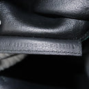 BALENCIAGA Tote Bag Leather 2way Green Silver Auth ep5837-12