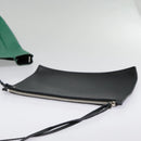 BALENCIAGA Tote Bag Leather 2way Green Silver Auth ep5837-22