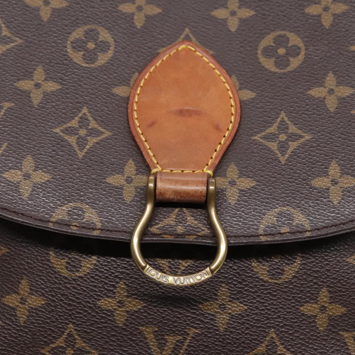 LOUIS VUITTON Monogram Saint Cloud GM Shoulder Bag M51242 LV Auth ep5853