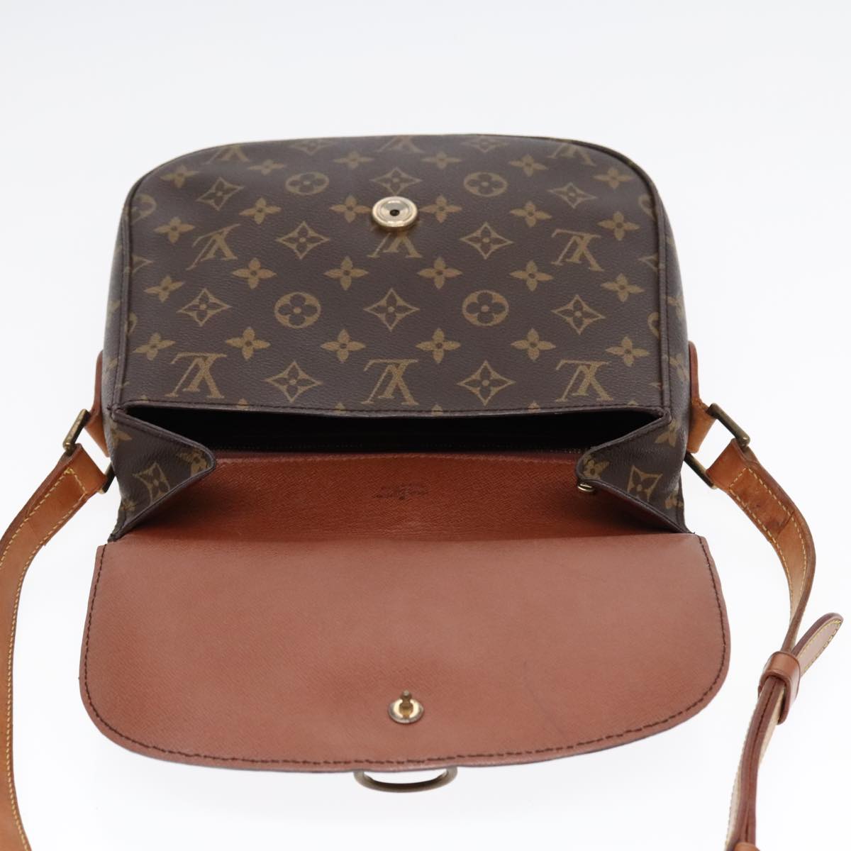 LOUIS VUITTON Monogram Saint Cloud GM Shoulder Bag M51242 LV Auth ep5853