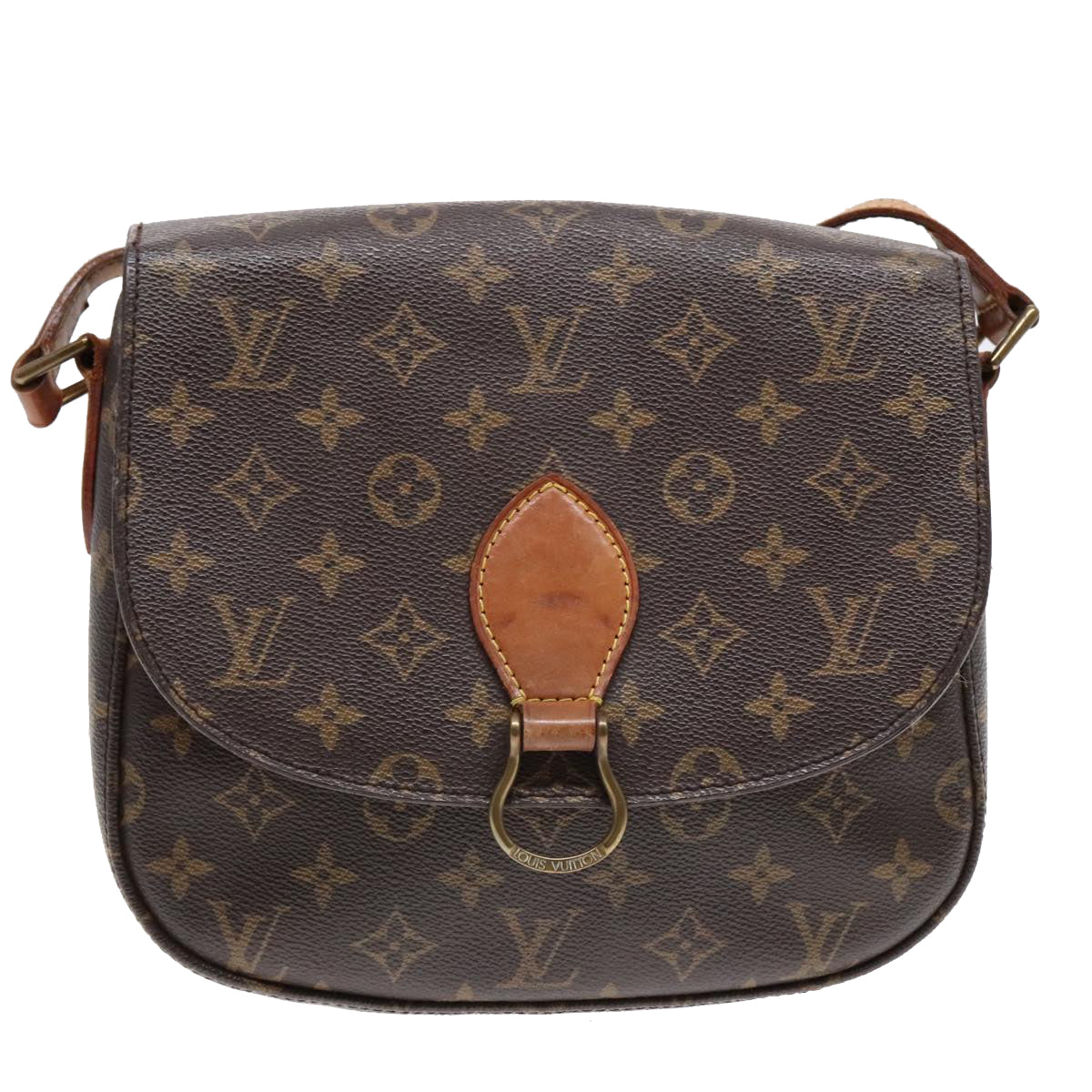 LOUIS VUITTON Monogram Saint Cloud GM Shoulder Bag M51242 LV Auth ep5853