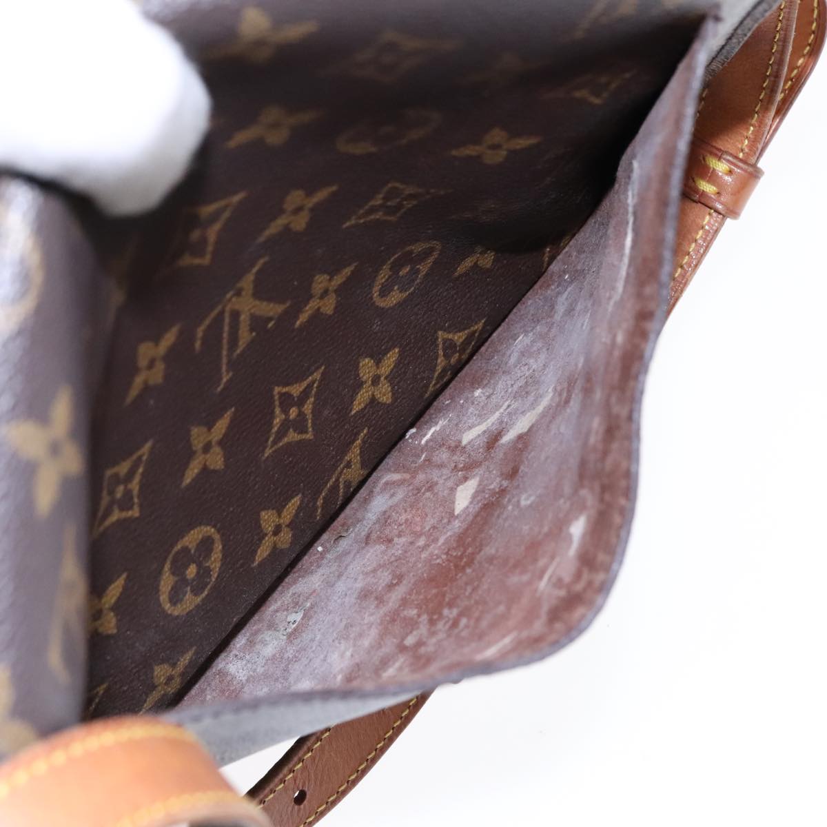 LOUIS VUITTON Monogram Saint Cloud GM Shoulder Bag M51242 LV Auth ep5853