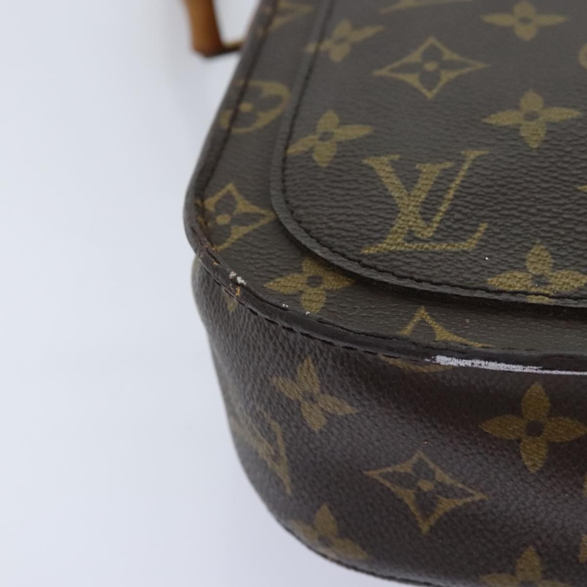 LOUIS VUITTON Monogram Saint Cloud GM Shoulder Bag M51242 LV Auth ep5858