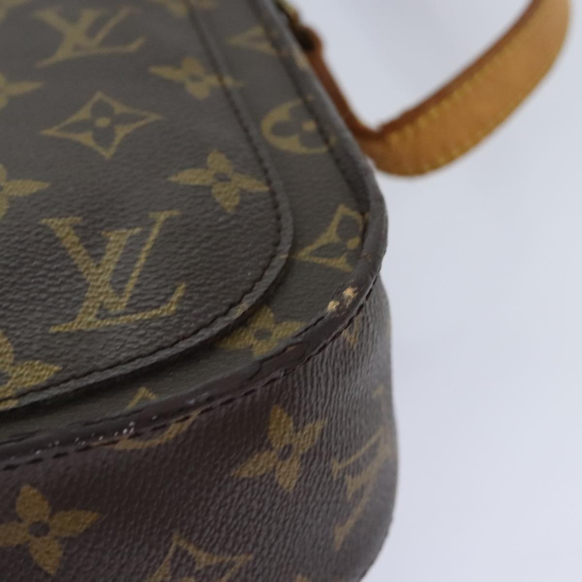 LOUIS VUITTON Monogram Saint Cloud GM Shoulder Bag M51242 LV Auth ep5858