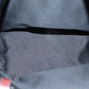 FENDI Hand Bag Wool Leather Black Brown Silver Auth ep5859-10