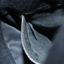 FENDI Hand Bag Wool Leather Black Brown Silver Auth ep5859-12