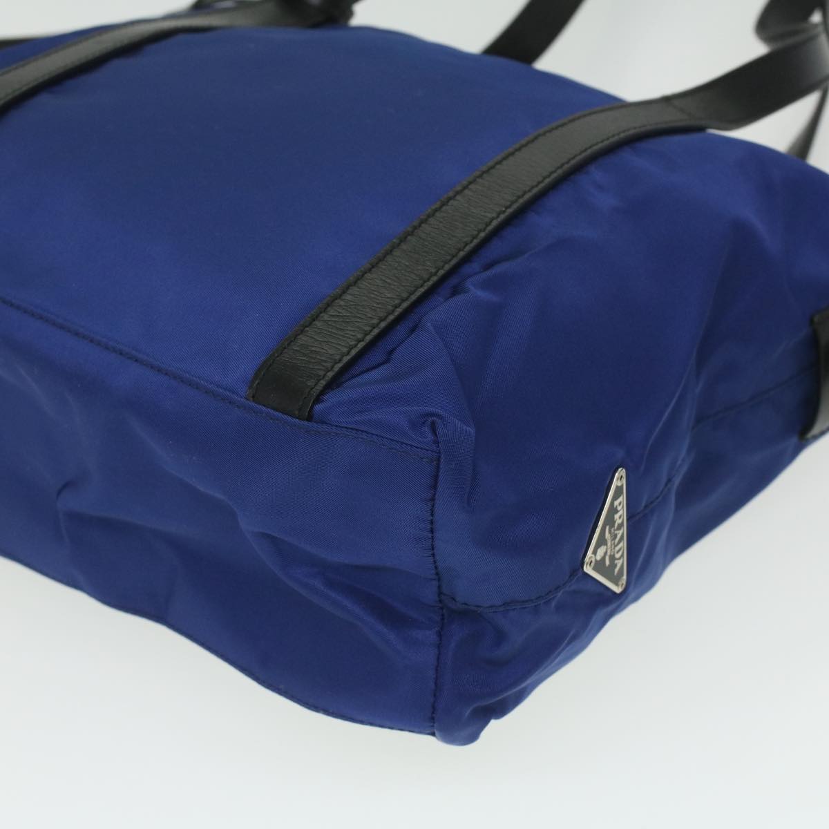 PRADA Tote Bag Nylon Blue Auth ep587