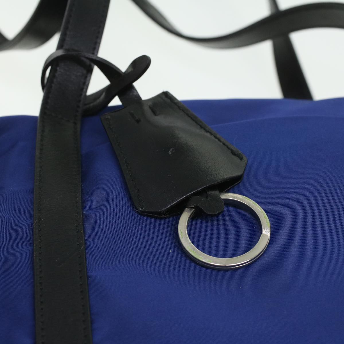 PRADA Tote Bag Nylon Blue Auth ep587