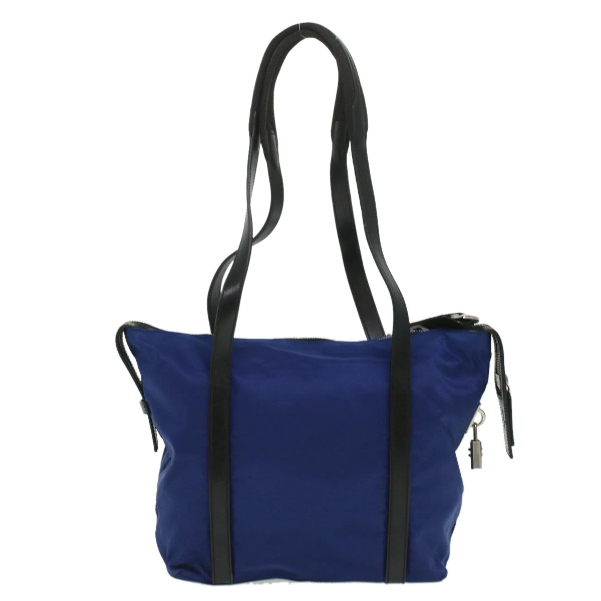 PRADA Tote Bag Nylon Blue Auth ep587 - 0