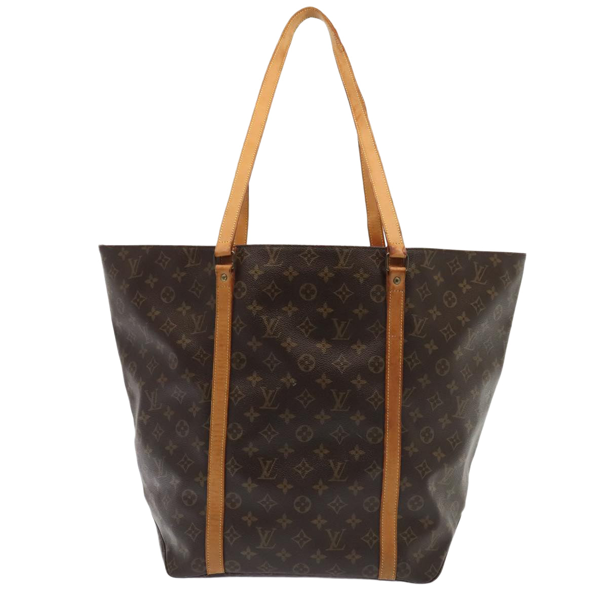 LOUIS VUITTON Monogram Sac Shopping GM Tote Bag M51110 LV Auth ep5878