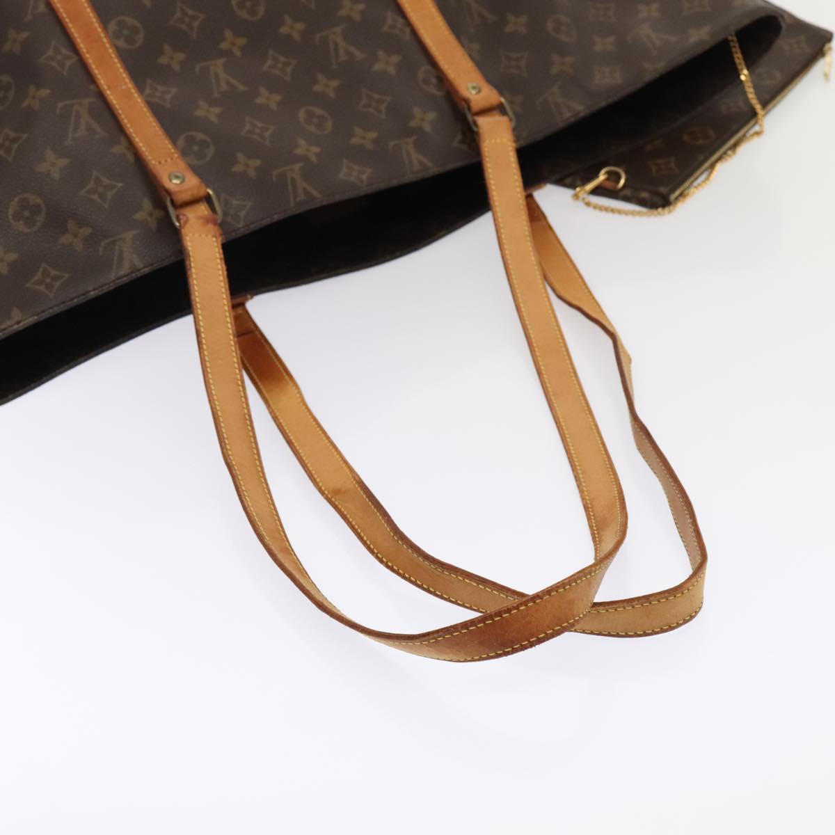 LOUIS VUITTON Monogram Sac Shopping GM Tote Bag M51110 LV Auth ep5878