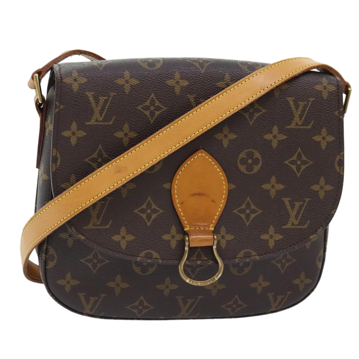 LOUIS VUITTON Monogram Saint Cloud GM Shoulder Bag M51242 LV Auth ep5879