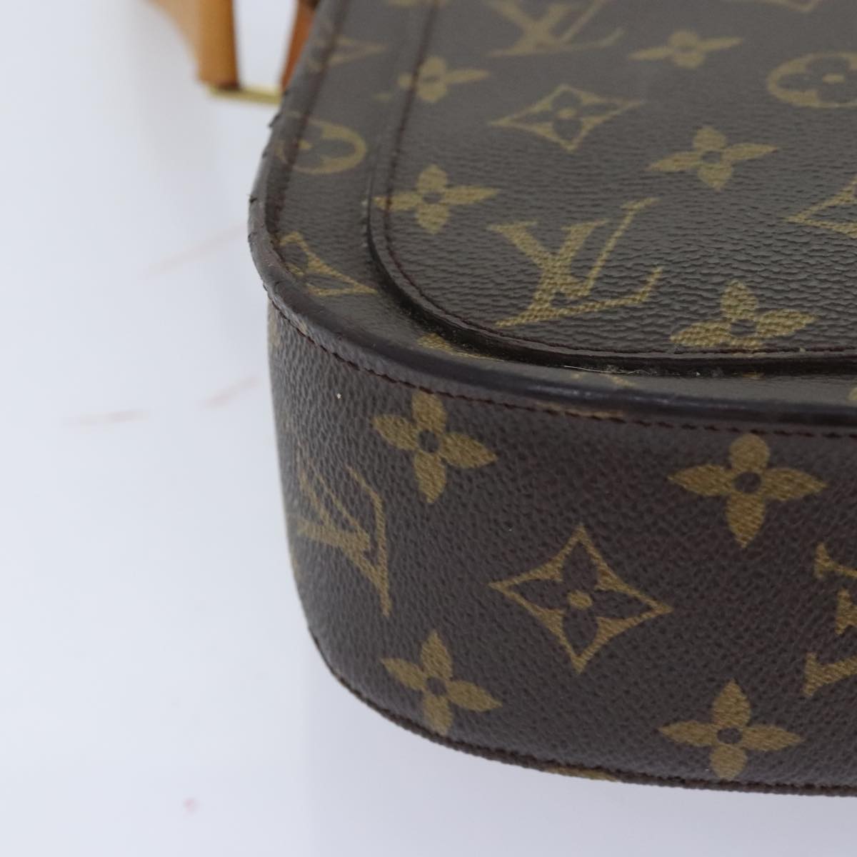 LOUIS VUITTON Monogram Saint Cloud GM Shoulder Bag M51242 LV Auth ep5879