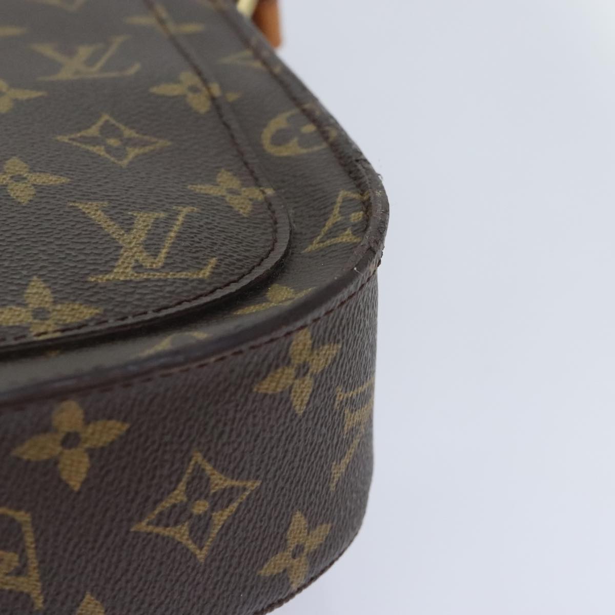 LOUIS VUITTON Monogram Saint Cloud GM Shoulder Bag M51242 LV Auth ep5879