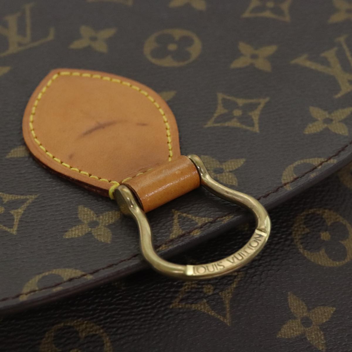 LOUIS VUITTON Monogram Saint Cloud GM Shoulder Bag M51242 LV Auth ep5879