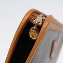 CELINE Clutch Bag Leather Black Gold Auth ep5897-8