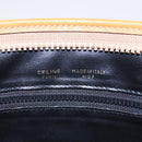CELINE Clutch Bag Leather Black Gold Auth ep5897-12