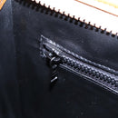 CELINE Clutch Bag Leather Black Gold Auth ep5897-10