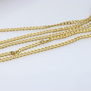 Christian Dior Trotter Canvas Chain Shoulder Bag Gold Black Auth ep5899-7