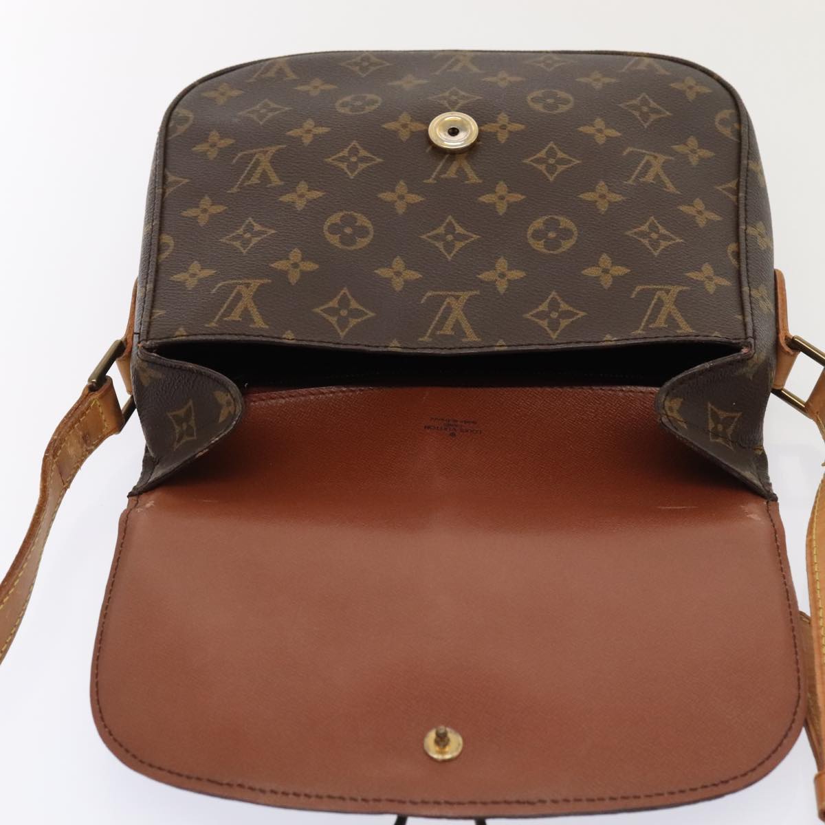 LOUIS VUITTON Monogram Saint Cloud GM Shoulder Bag M51242 LV Auth ep5914