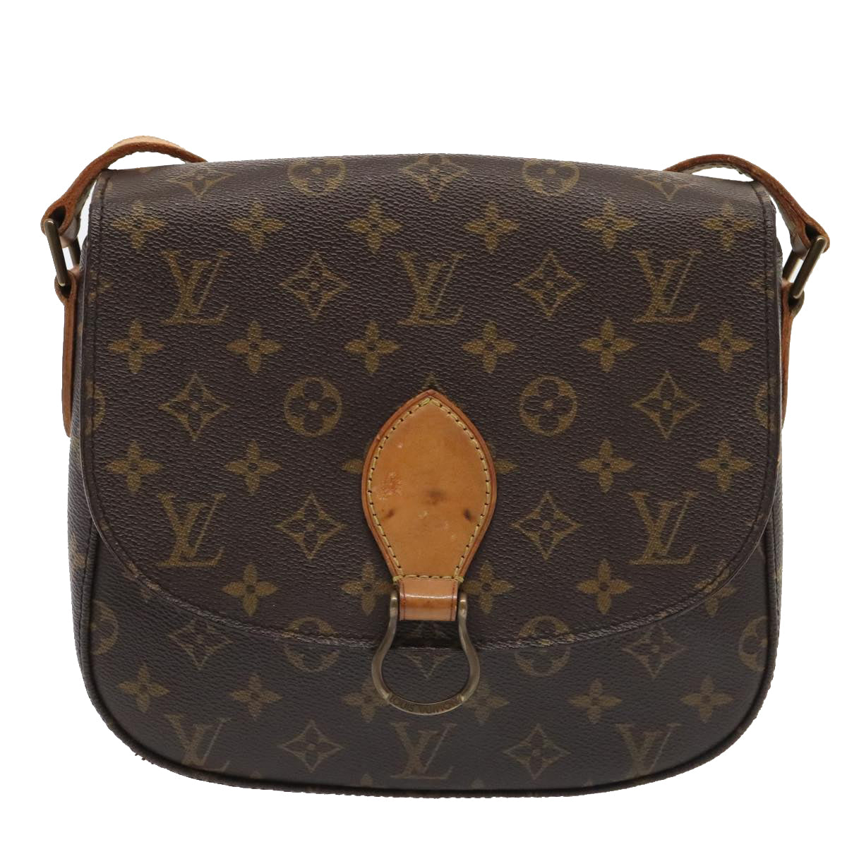 LOUIS VUITTON Monogram Saint Cloud GM Shoulder Bag M51242 LV Auth ep5914