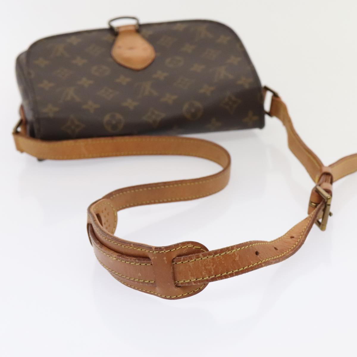 LOUIS VUITTON Monogram Saint Cloud GM Shoulder Bag M51242 LV Auth ep5914