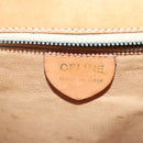 CELINE Macadam Canvas Shoulder Bag Beige Gold Auth ep5915-19