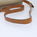 CELINE Macadam Canvas Shoulder Bag Beige Gold Auth ep5915-7