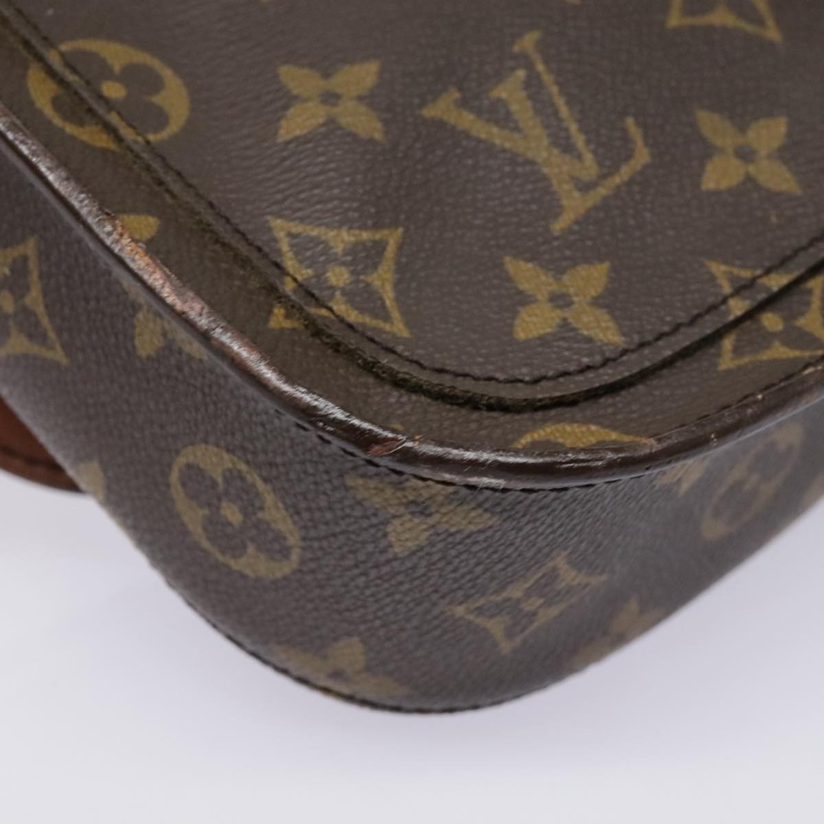 LOUIS VUITTON Monogram Saint Cloud MM Shoulder Bag M51243 LV Auth ep5922