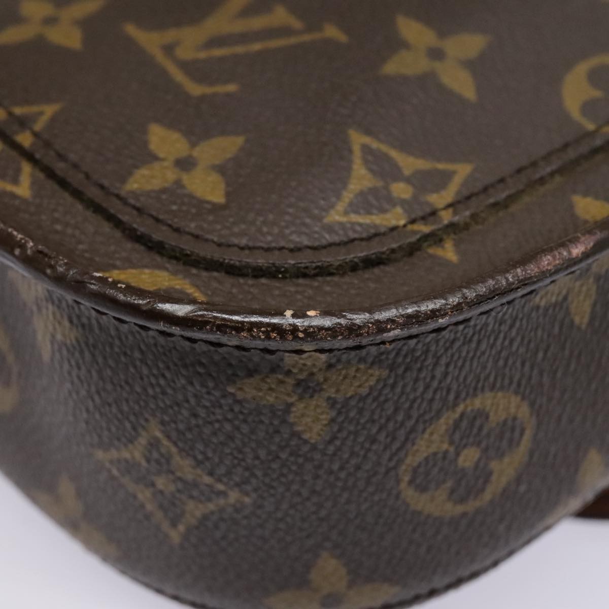 LOUIS VUITTON Monogram Saint Cloud MM Shoulder Bag M51243 LV Auth ep5922