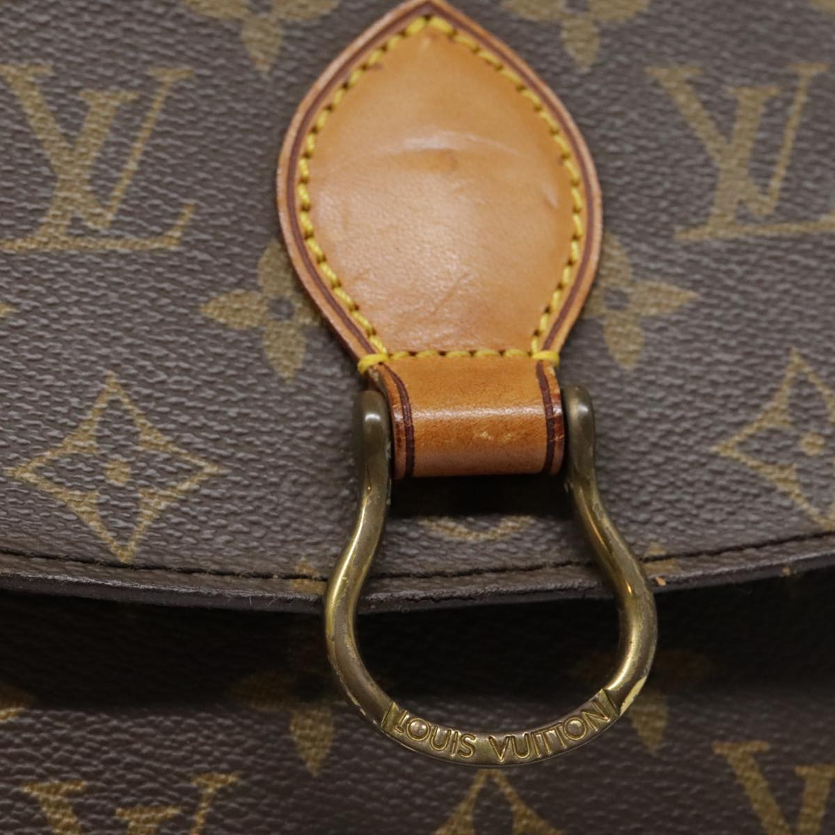 LOUIS VUITTON Monogram Saint Cloud MM Shoulder Bag M51243 LV Auth ep5922