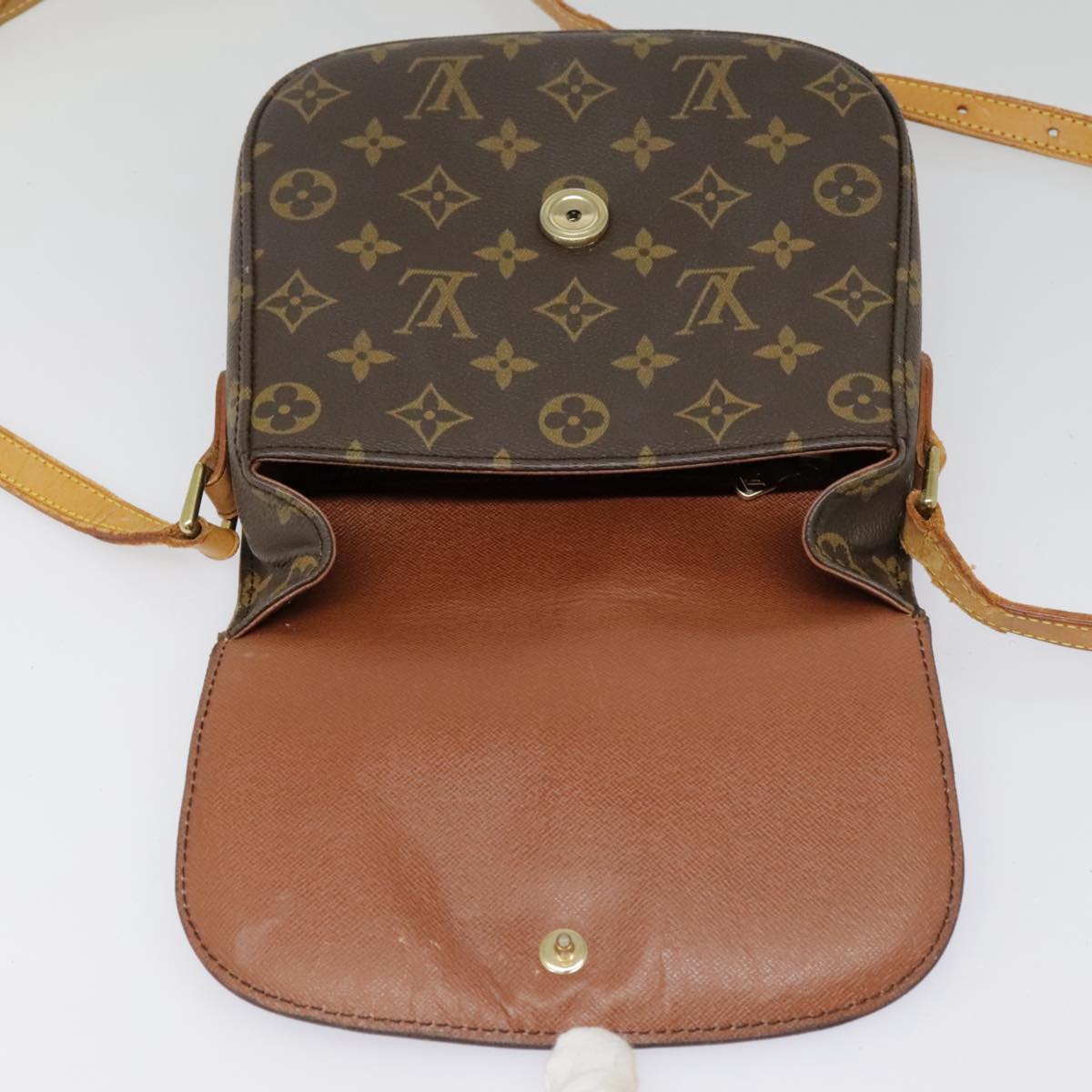 LOUIS VUITTON Monogram Saint Cloud MM Shoulder Bag M51243 LV Auth ep5922