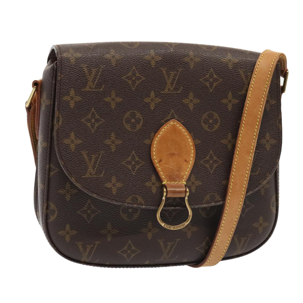 LOUIS VUITTON Monogram Saint Cloud GM Shoulder Bag M51242 LV Auth ep5923