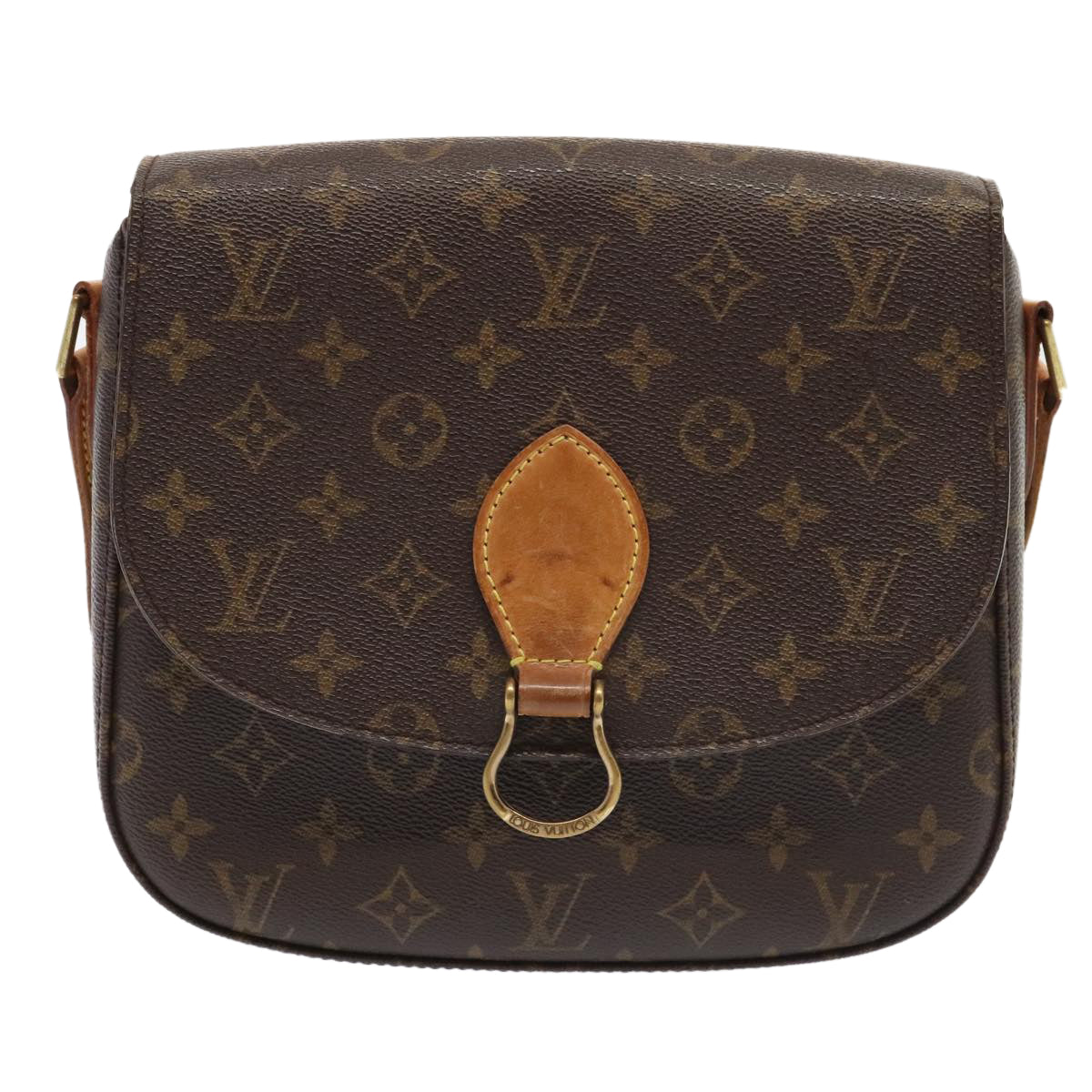 LOUIS VUITTON Monogram Saint Cloud GM Shoulder Bag M51242 LV Auth ep5923