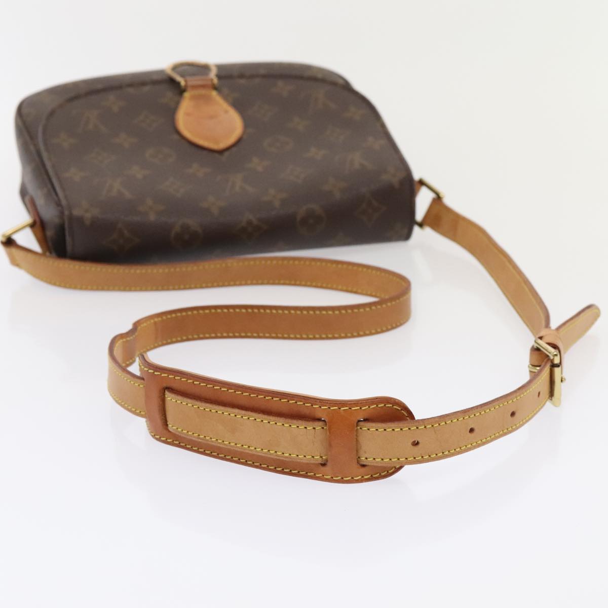 LOUIS VUITTON Monogram Saint Cloud GM Shoulder Bag M51242 LV Auth ep5923