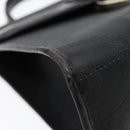 Christian Dior Trotter Canvas Hand Bag Black Gold Auth ep5935-14