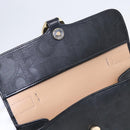 Christian Dior Trotter Canvas Hand Bag Black Gold Auth ep5935-10