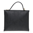 Christian Dior Trotter Canvas Hand Bag Black Gold Auth ep5935-2