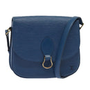 LOUIS VUITTON Epi Saint Cloud GM Shoulder Bag Toledo Blue M52195 LV Auth ep5940-1