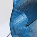 LOUIS VUITTON Epi Saint Cloud GM Shoulder Bag Toledo Blue M52195 LV Auth ep5940-22