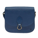 LOUIS VUITTON Epi Saint Cloud GM Shoulder Bag Toledo Blue M52195 LV Auth ep5940-13