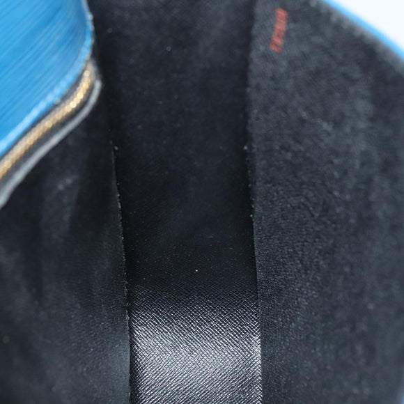 LOUIS VUITTON Epi Saint Cloud GM Shoulder Bag Toledo Blue M52195 LV Auth ep5940