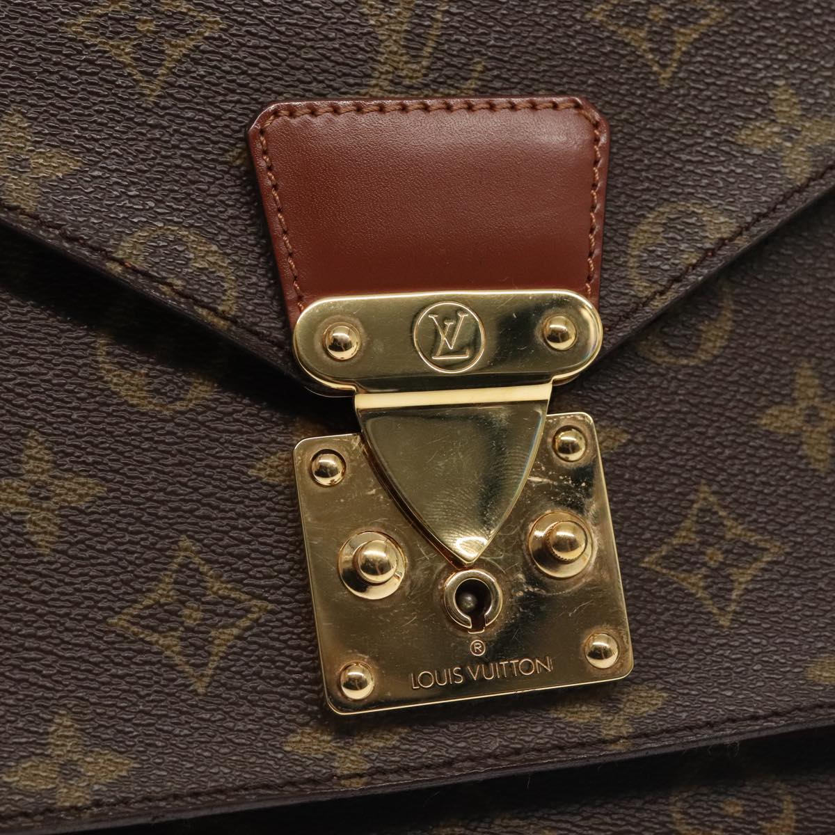 LOUIS VUITTON Monogram Monceau 26 Shoulder Bag M51187 LV Auth ep5950