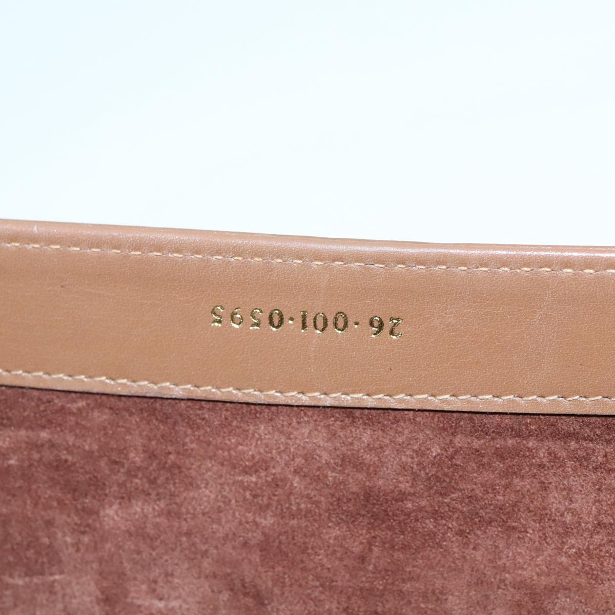 GUCCI Shoulder Bag Leather Brown Auth ep5953