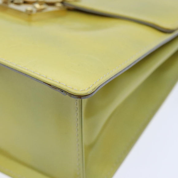 LOUIS VUITTON Monogram Vernis Spring Street Handtas Grijs M91029 LV Auth ep5954