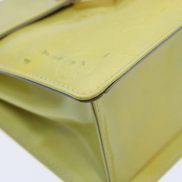LOUIS VUITTON Monogram Vernis Spring Street Handtas Grijs M91029 LV Auth ep5954